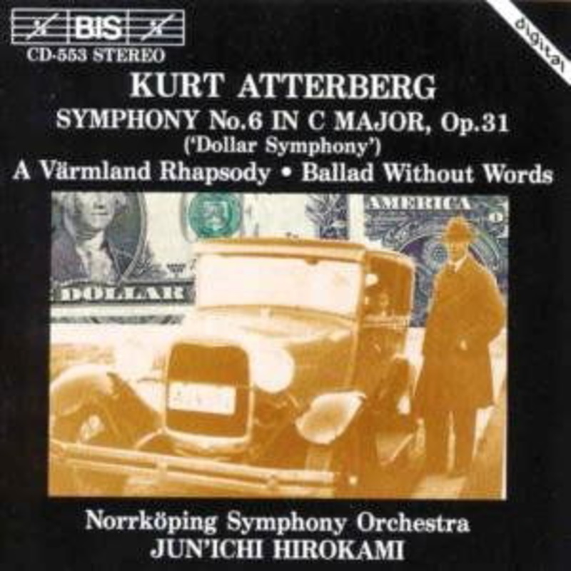 Atterberg / Hirokami / Norrkoping Symphony  Symphony 6 in C (CD) (1994)