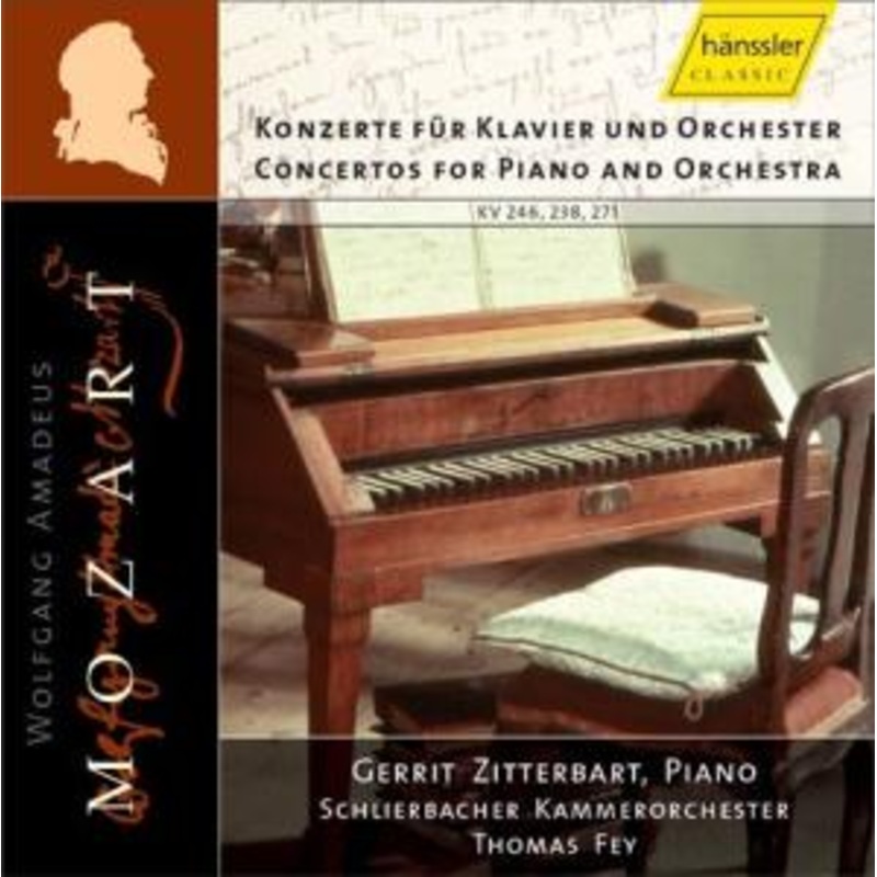 Zitterbart,gerrit / Fey,thomas  MOZART: Con.for Piano&Orchestr *s* (CD) (2001)