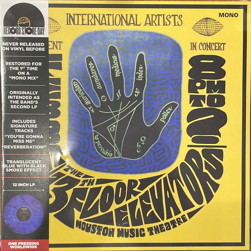 13TH FLOOR ELEVATORS – Houston Music Theatre, Live 1967 [BLUE SMOKEY LP] RSD2025