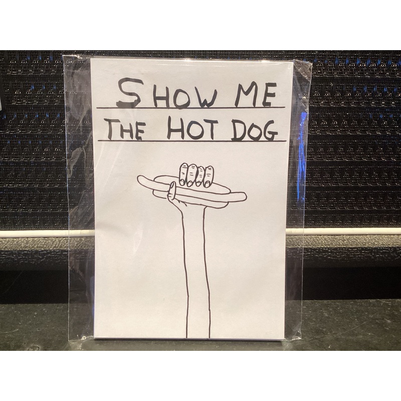 SHOW ME THE HOT DOG POSTCARD