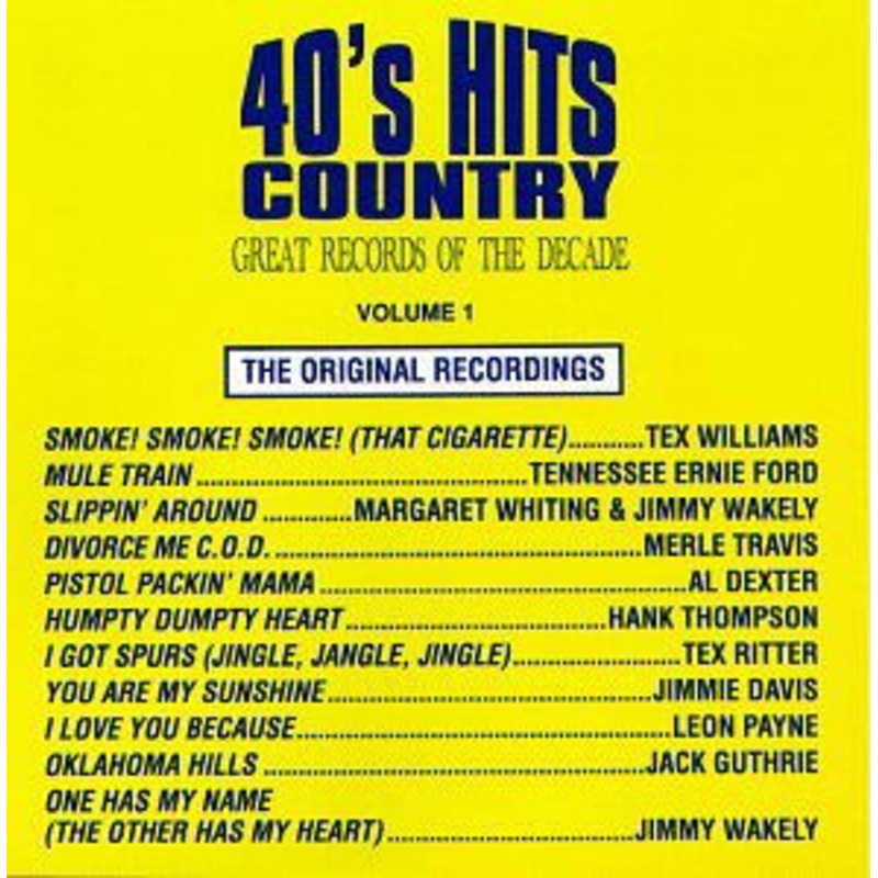 40’s Country Hits 1 / Various (CD) (1990)