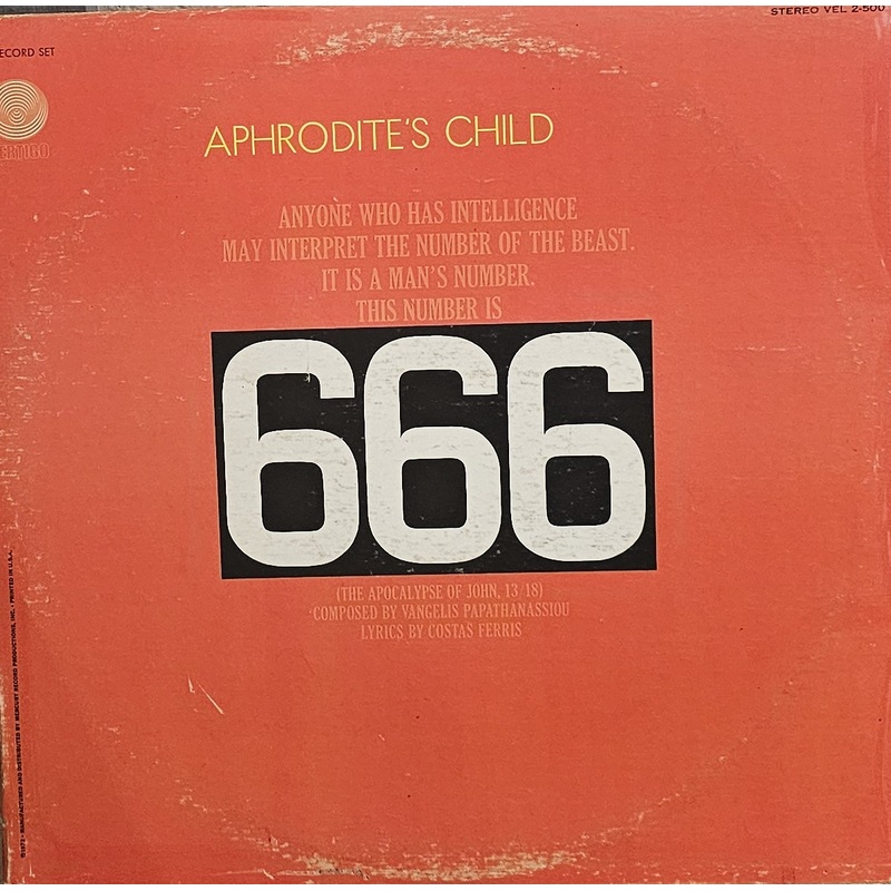 [USED] APHRODITES CHILD 666 LP