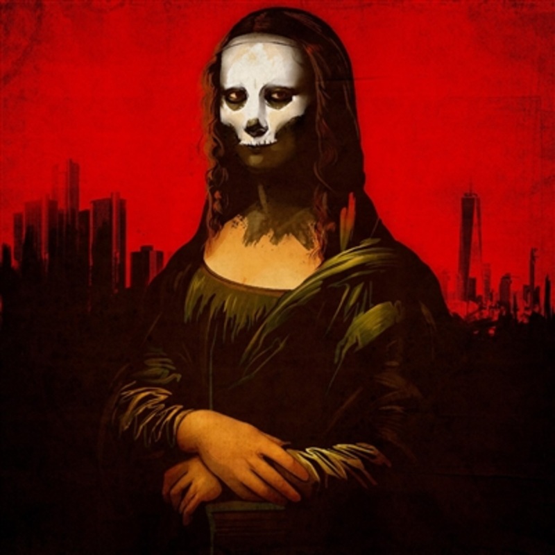 Apollo Brown & Joell Ortiz – Mona Lisa (5th Anniversary Edition Color-In-Color Black & Red Vinyl) – VINYL LP