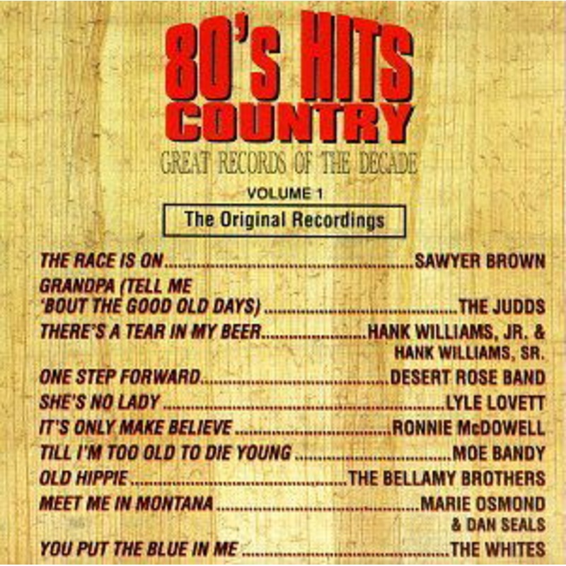 80’s Country Hits 1 / Various (CD) (1990)