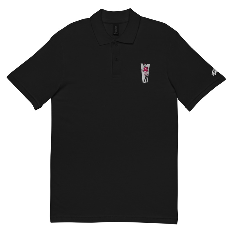 Beat Girl Embroidered Polo Shirt