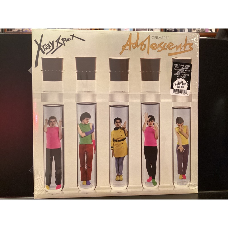 X-RAY SPEX – Germfree Adolescents (clear vinyl LP)