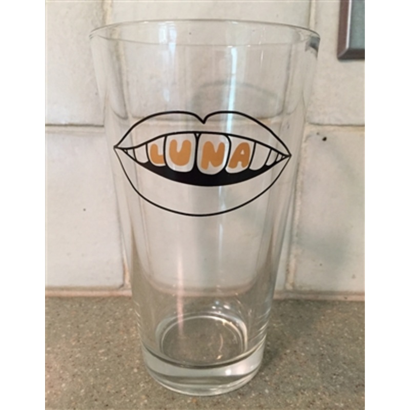 LUNA music pint glass
