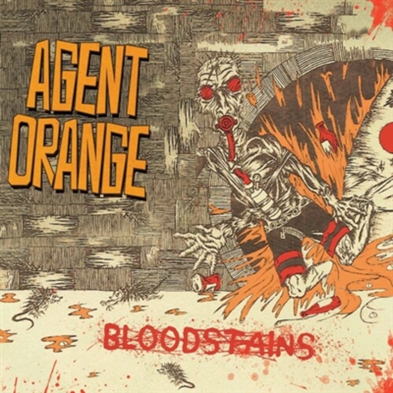 Agent Orange – Bloodstains (Limited Edition Orange / Red / Black Splatter Vinyl) – VINYL LP