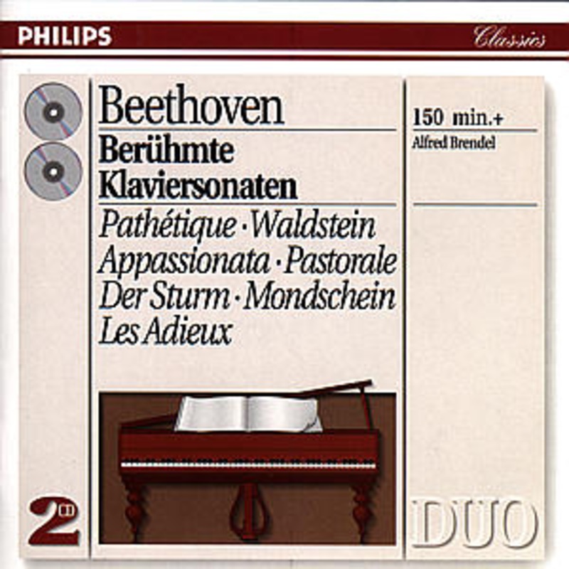 Alfred Brendel  Beethoven: Favorite Piano Sonatas (CD) (1993)