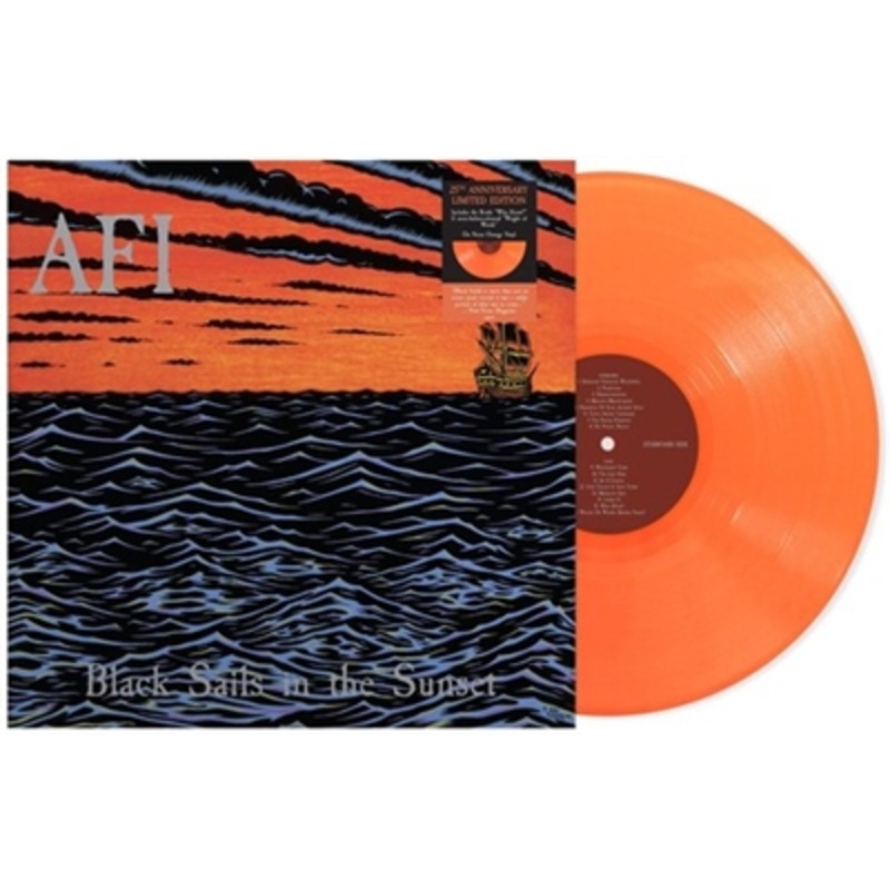 AFI – Black Sails In The Sunset (25th Anniversary Edition Neon Orange Vinyl) – VINYL LP