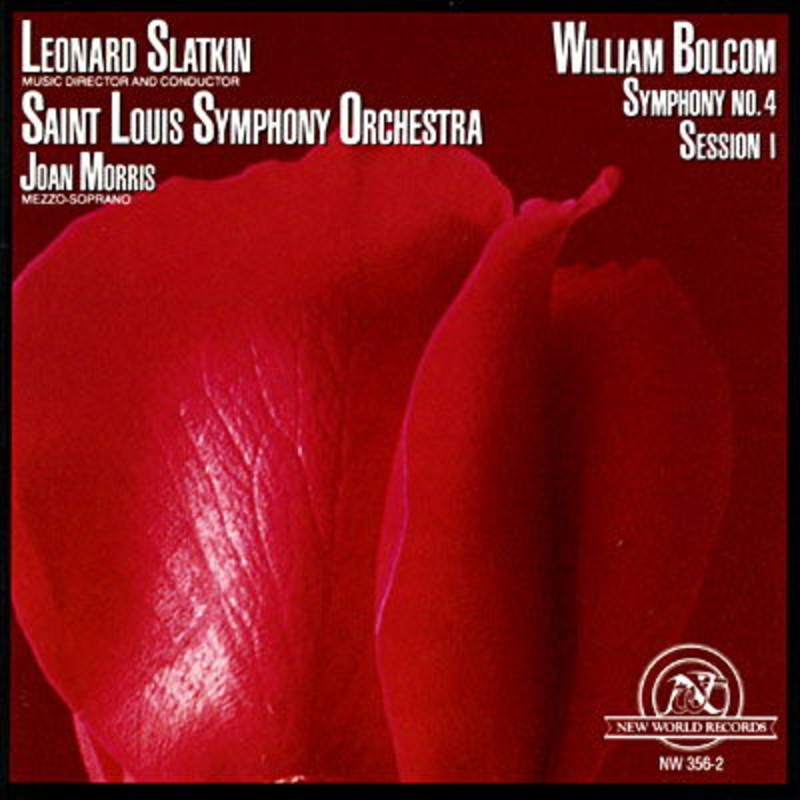 William Bolcom  Symphony No. 4/Session 1 (CD) (2015)