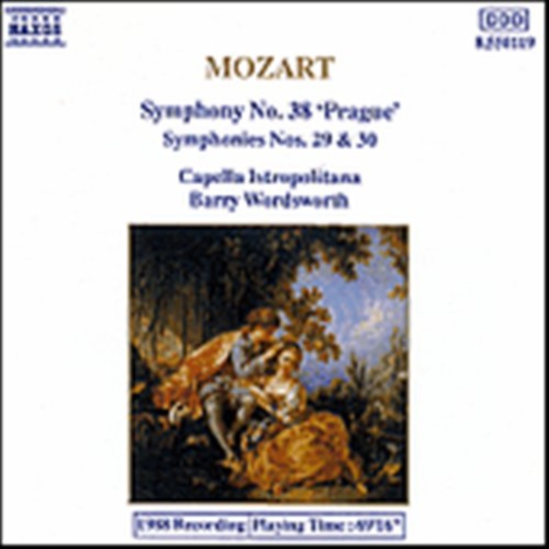 Wordsworth,b. / Cib  MOZART: Symphonies 38, 29 & 30 (CD) (1991)