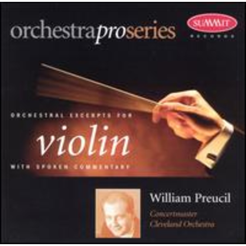 William Preucil  Orchestrapro: Violin (CD) (2015)