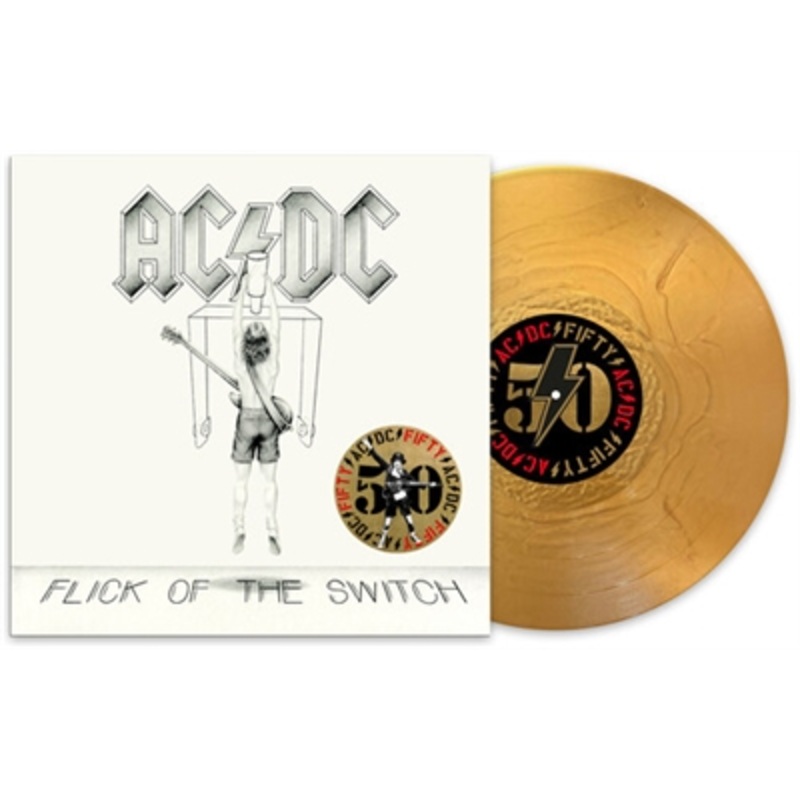 AC/DC – Flick Of The Switch (50th Anniversary Limited Edition Gold Vinyl) – VINYL LP