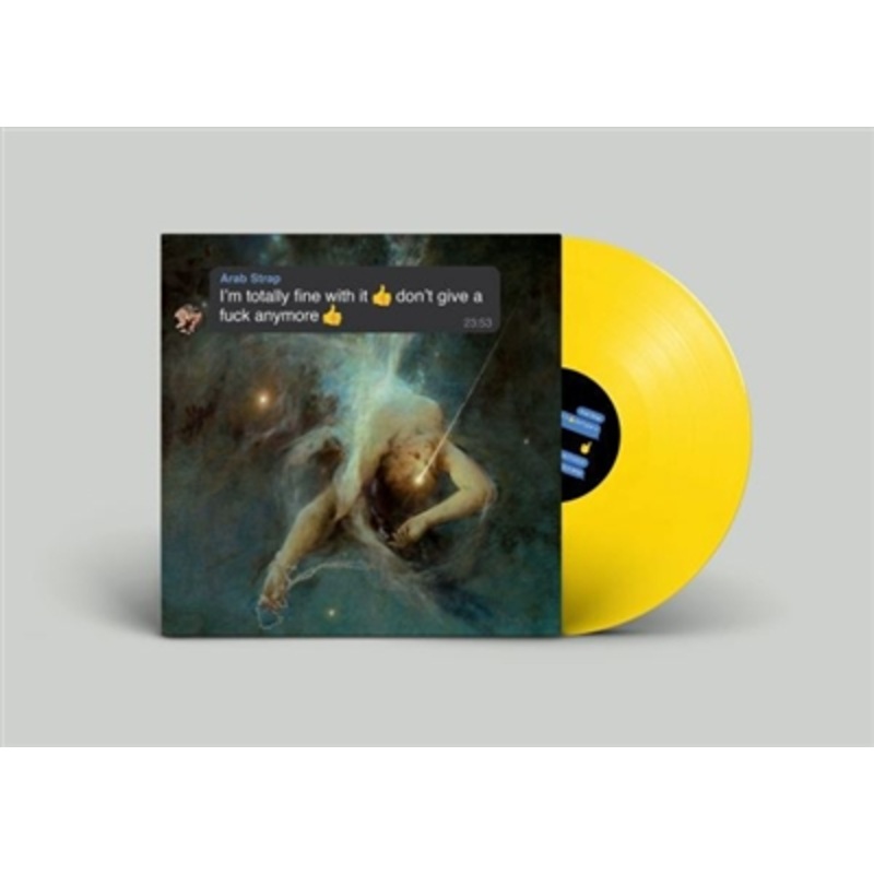 Arab Strap – I’m totally fine with it don’t give a fuck anymore (Indie Exclusive ”Emoji” Yellow Vinyl) – VINYL LP