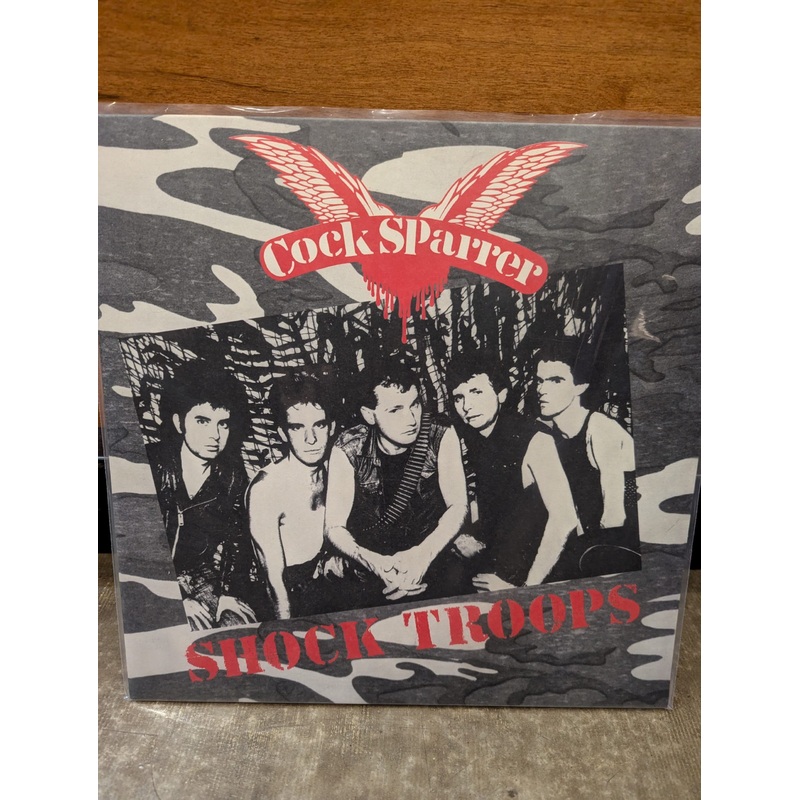 [USED] COCK SPARRER Shock Troops LP