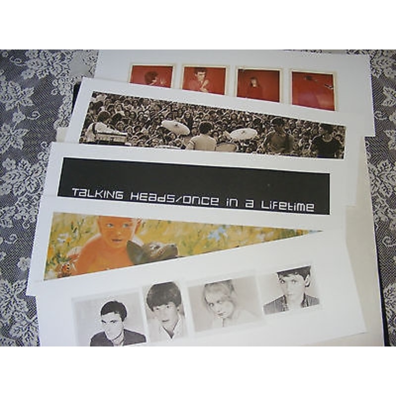 TALKING HEADS ONCE IN A LIFETIME 2003 SET OF 5 PROMOTIONAL POSTERS