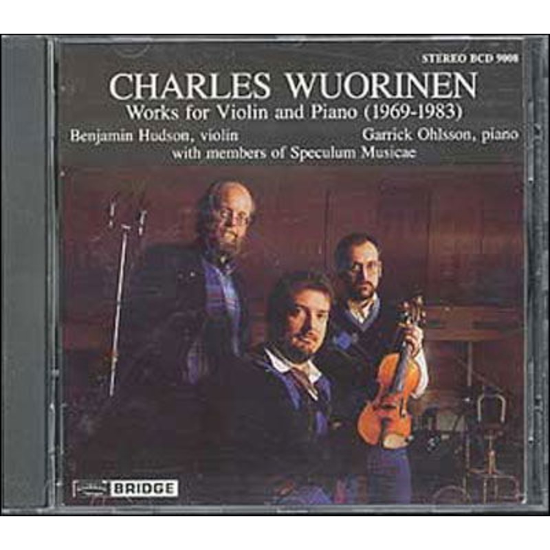 Wuorinen / Hudson / Ohlsson  Works for Violin & Piano (CD) (1993)
