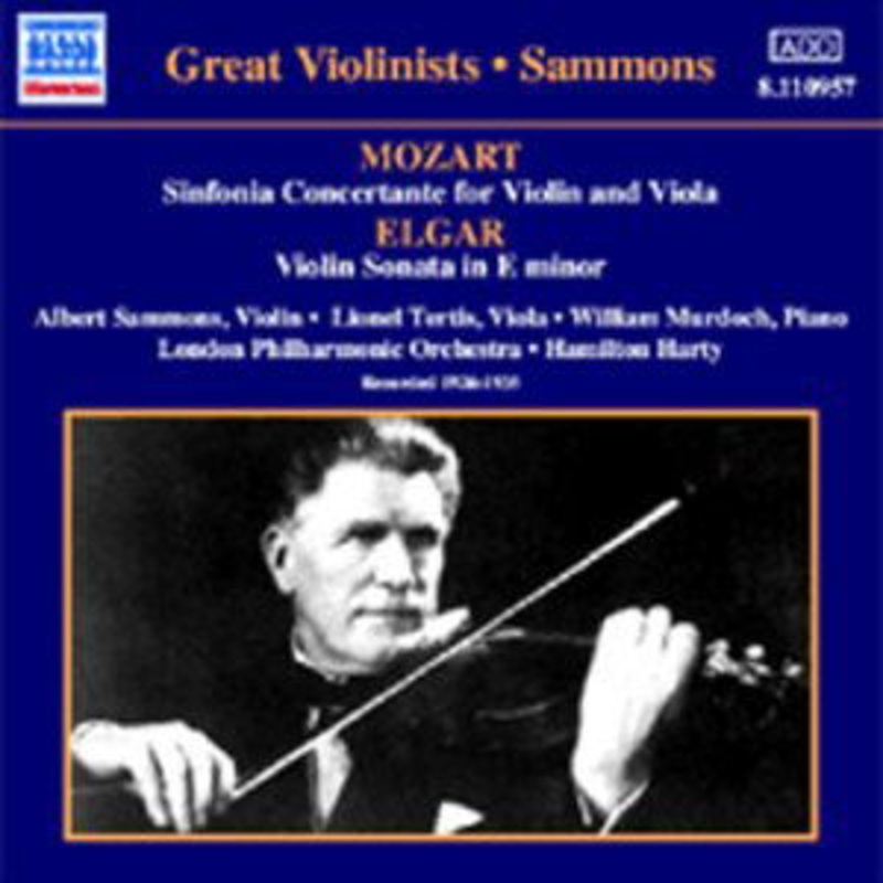 Albert Sammons  Great Violinists: Albert Sammons (CD) (2003)