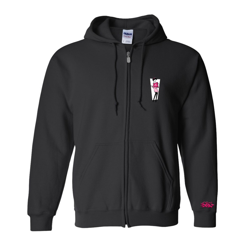 Beat Girl Embroidered Hoodie