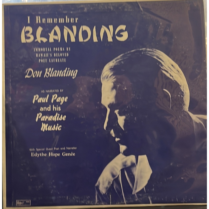 [USED] PAULBLANDING I Remember Blanding LP [SIGNED]